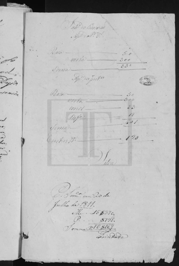 Ein aufgeschlagenes Buch mit handgeschriebenem Text aus dem Jahr 1811 vor schwarzem Hintergrund.